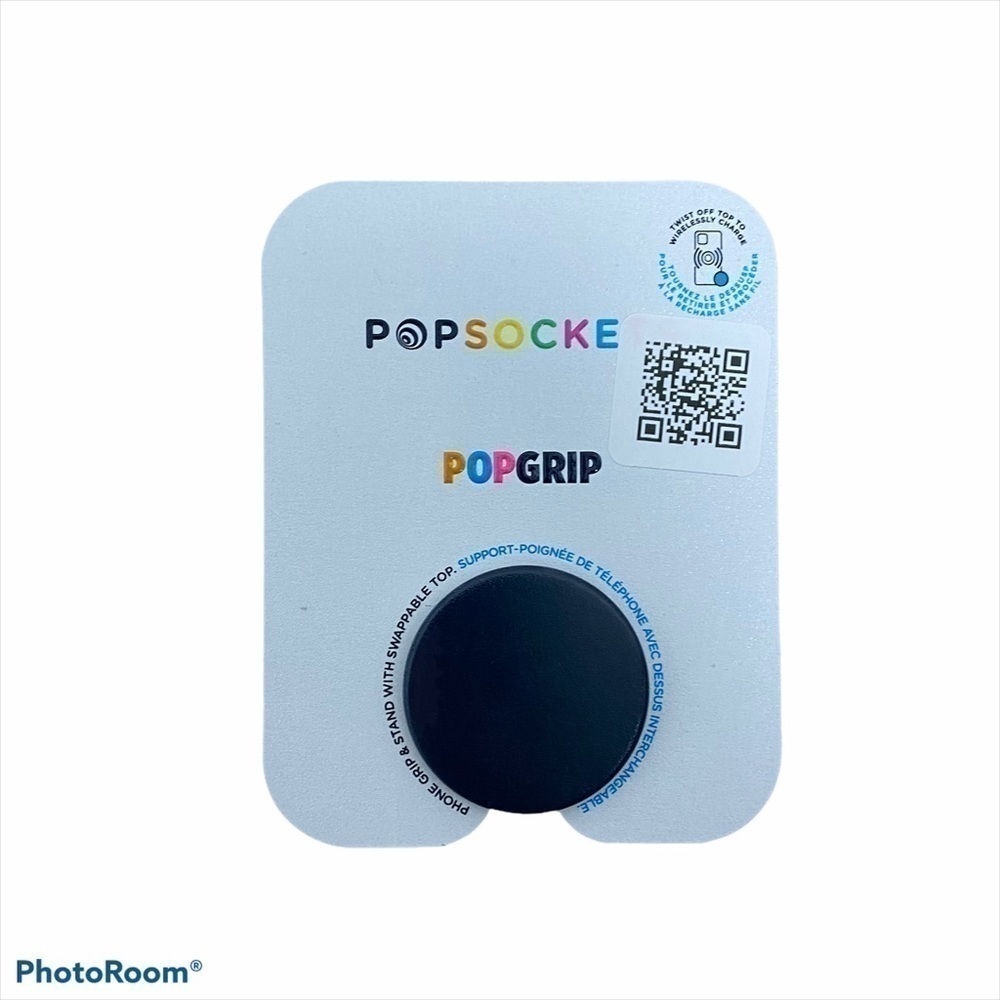 Solid Black Pop Socket Cell Phone Accessory NWT